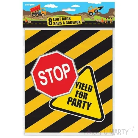 torebki foliowe budowa stop unique 22 5 cm 8 szt