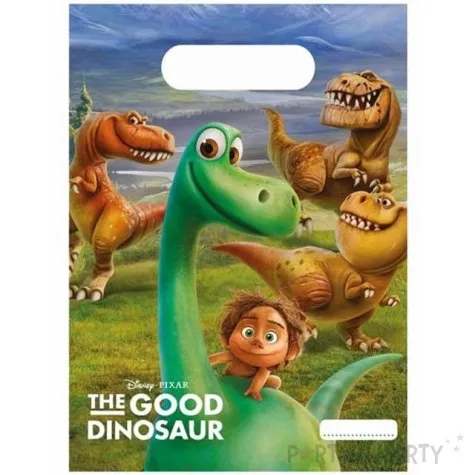 torebki foliowe dobry dinozaur 6 szt