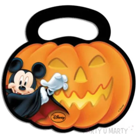 torebki foliowe dynia myszka mickey halloween procos 6 szt