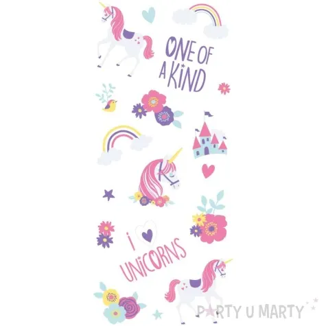 torebki foliowe jednorozec magiczny amscan 20 szt