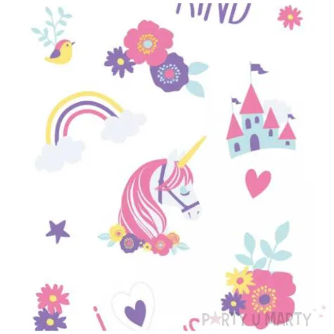 torebki foliowe jednorozec magiczny amscan 20 szt