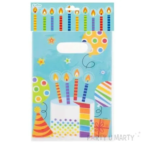 torebki foliowe kolorowy bal godan 16x23 cm 6 szt