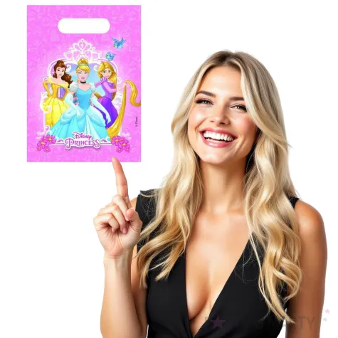 torebki foliowe ksiezniczki disneya procos 6 szt