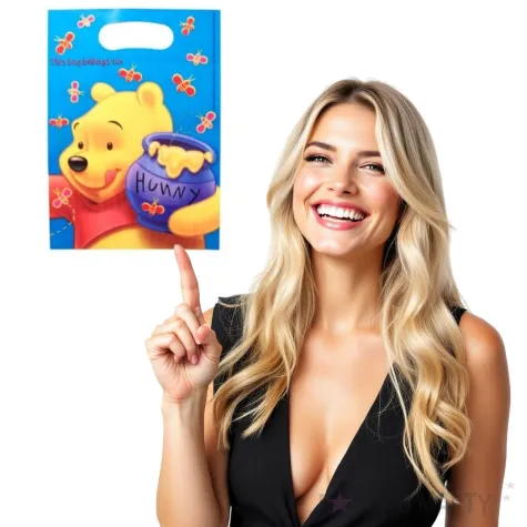 torebki foliowe kubus puchatek ze sloikiem miodu procos 6 szt