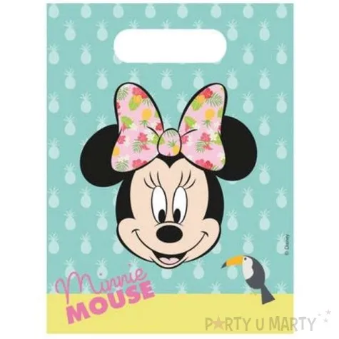 torebki foliowe minnie tropical disney procos 6 szt