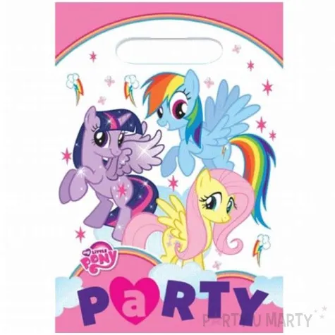 torebki foliowe my little pony amscan 8 szt