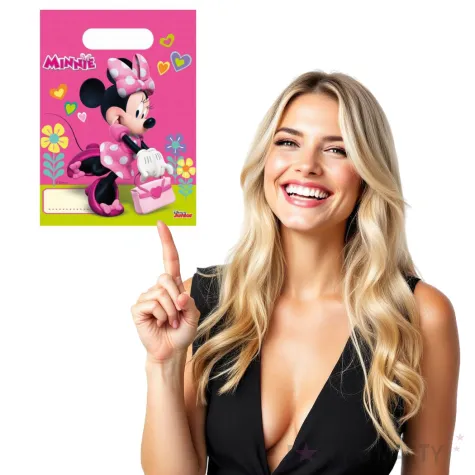 torebki foliowe myszka minnie procos 6 szt