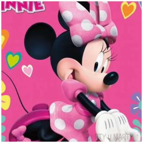 torebki foliowe myszka minnie procos 6 szt