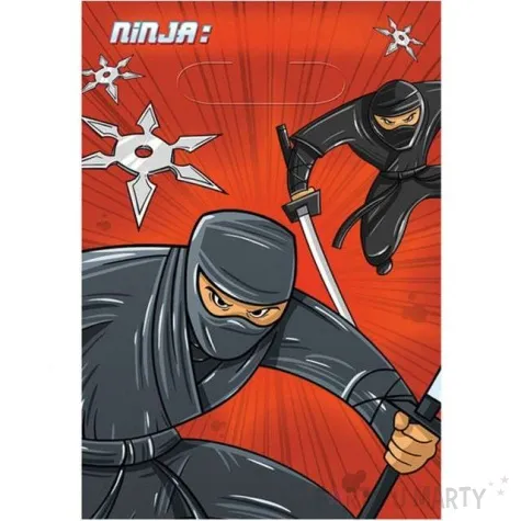 torebki foliowe ninja amscan 8 szt