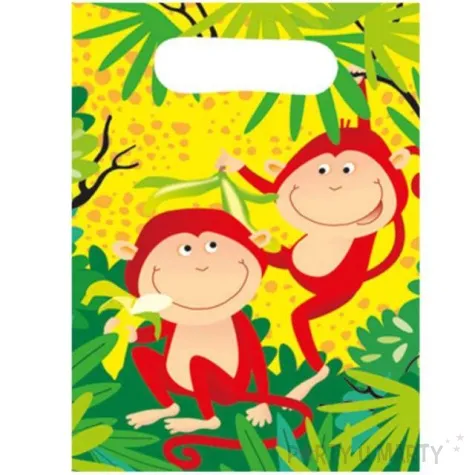 torebki foliowe safari amscan 6 szt