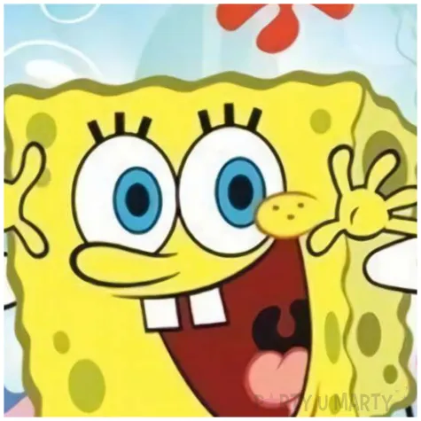 torebki foliowe spongebob amscan 6 szt