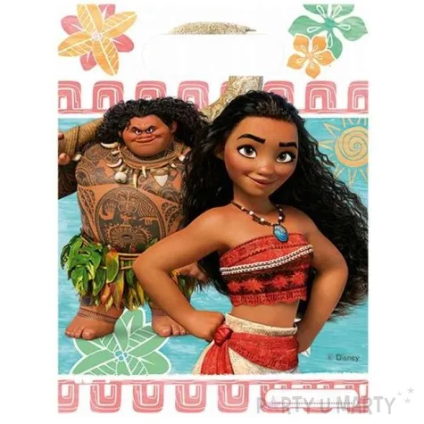 torebki foliowe vaiana moana procos 23x17 cm 6 szt