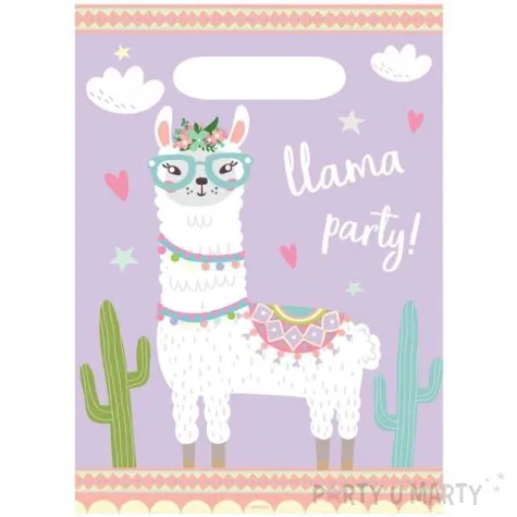 torebki foliowy lama amscan 8 szt