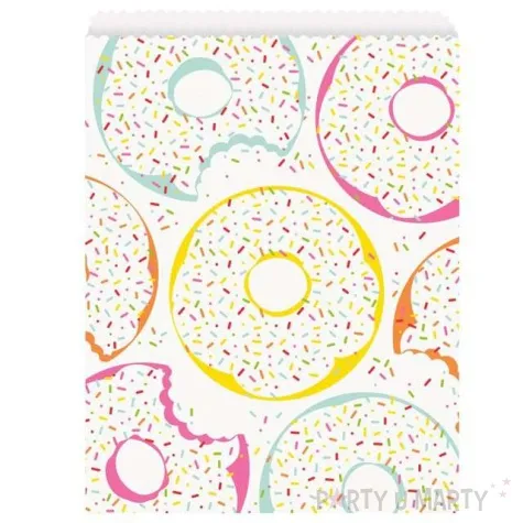 torebki na slodycze donut party unique 8 szt