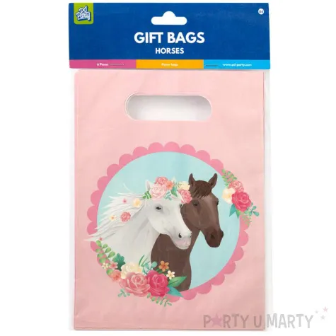 torebki na slodycze konie pd horses pd party 6 szt