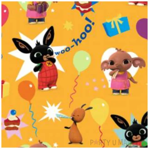 torebki na slodycze krolik bing amscan 8 szt