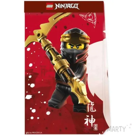 torebki na slodycze lego ninjago procos 4 szt
