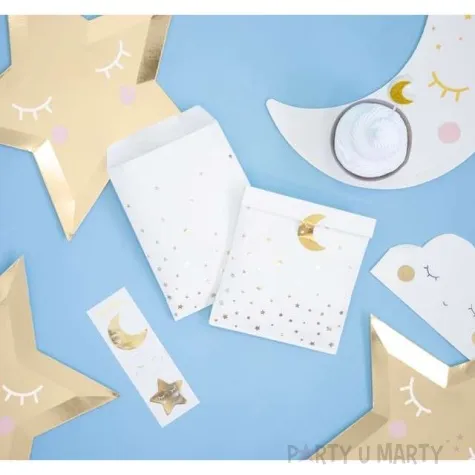 torebki na slodycze little star mix partydeco 6 szt
