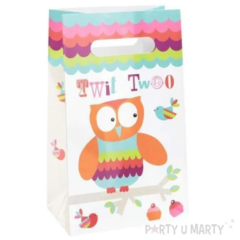 torebki na slodycze sowa tree top friends neviti 5 szt