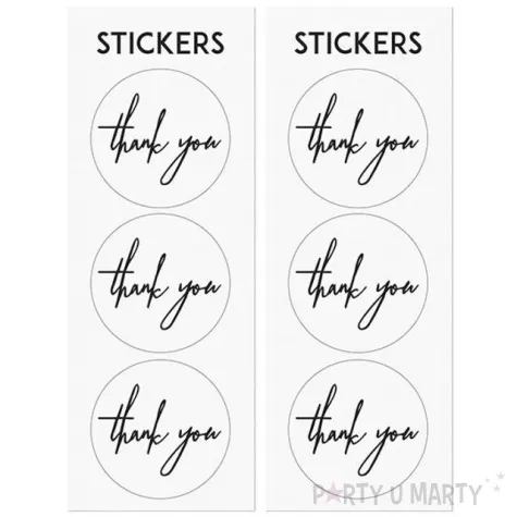 torebki na slodycze thank you kraft partydeco 6 szt