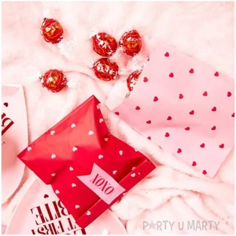 torebki na slodycze walentynki partydeco 6 szt