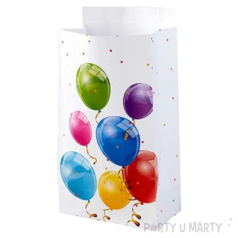 torebki papierowe balony sparling balloons procos 22x13 cm 4 szt