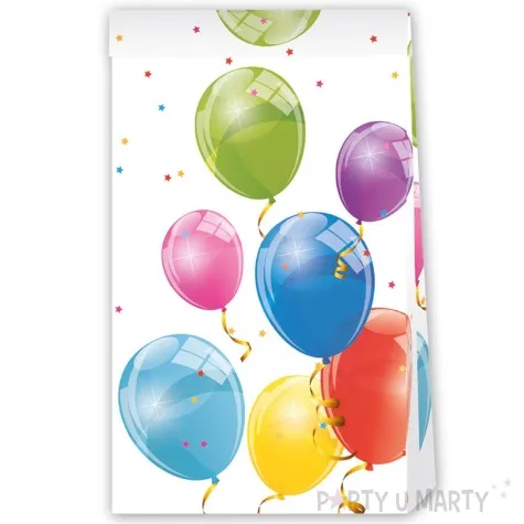 torebki papierowe balony sparling balloons procos 22x13 cm 4 szt