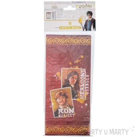 torebki papierowe harry potter party factory 20x10 cm 10 szt
