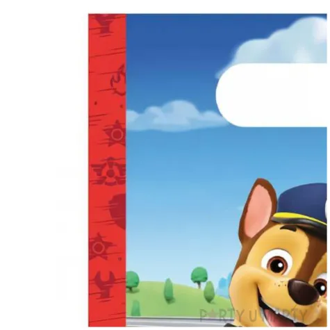 torebki papierowe paw patrol rescue heroes procos 16x22 cm 4 szt