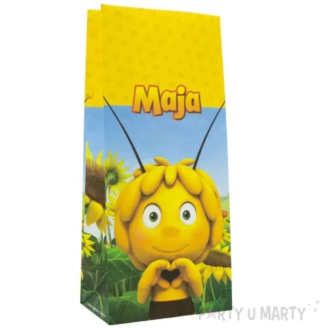 torebki papierowe pszczolka maja party factory 20x10 cm 10 szt