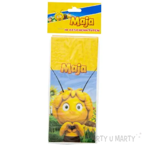 torebki papierowe pszczolka maja party factory 20x10 cm 10 szt