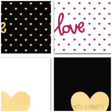 torebki prezentowe everyday love mix 4 szt