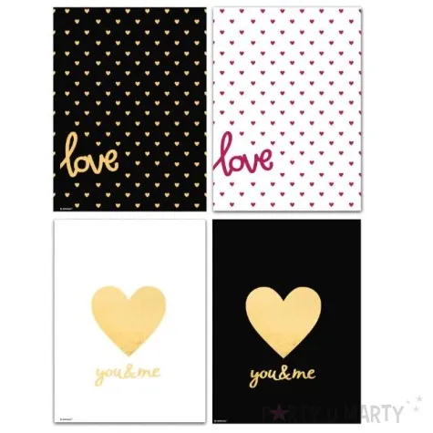 torebki prezentowe everyday love mix 4 szt