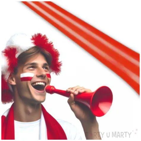 trabka kibica wuwuzela czerwona arpex