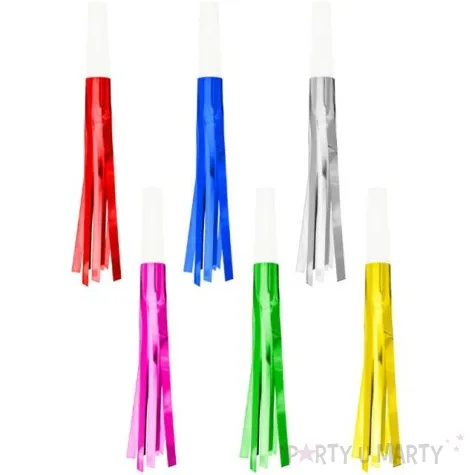 trabki papierowe fredzelki kolorowe partypal 6 szt