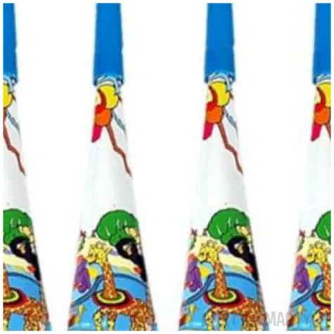 trabki papierowe horn basen kolorowe godan 6 szt