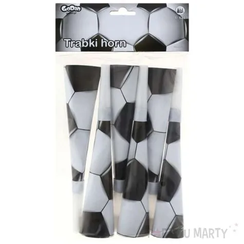 trabki papierowe horn pilka nozna 6 szt