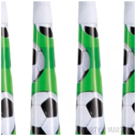 trabki papierowe horn pilka nozna zielony unique 6 szt