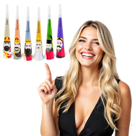 trabki papierowe krolewska impreza godan 6 szt