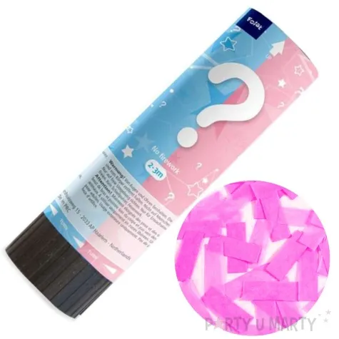 tuba strzelajaca baby shower girl 15 cm folat