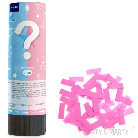 tuba strzelajaca baby shower girl 15 cm folat