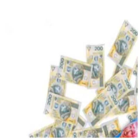 tuba strzelajaca banknoty 200 pln 40 cm