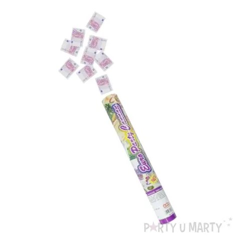 tuba strzelajaca banknoty 500 eur 40 cm