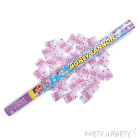 tuba strzelajaca banknoty 500 eur 80 cm