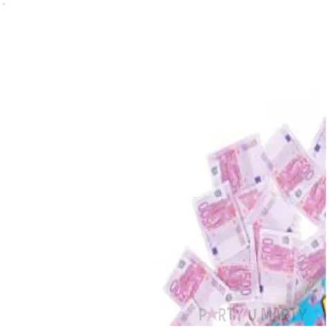 tuba strzelajaca banknoty 500 eur 80 cm