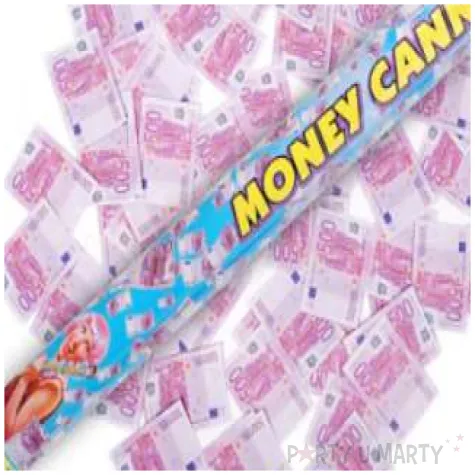 tuba strzelajaca banknoty 500 eur 80 cm