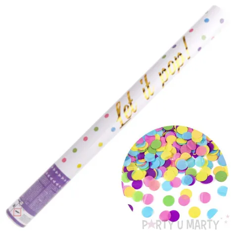 tuba strzelajaca konfetti kolka kolorowe amscan 60 cm