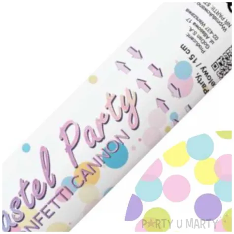 tuba strzelajaca konfetti kolka mix godan 15 cm