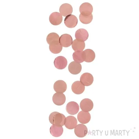 tuba strzelajaca konfetti kolka rozowe zloto godan 15 cm