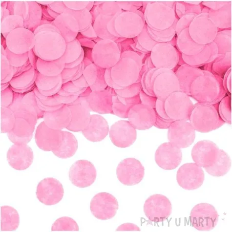 tuba strzelajaca konfetti kolka rozowy partydeco 60 cm